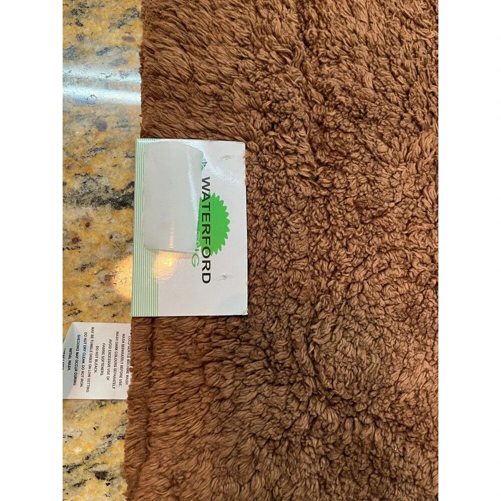 Home Weavers Waterford Contour Bath/Toilet Rug Chocolate, 20